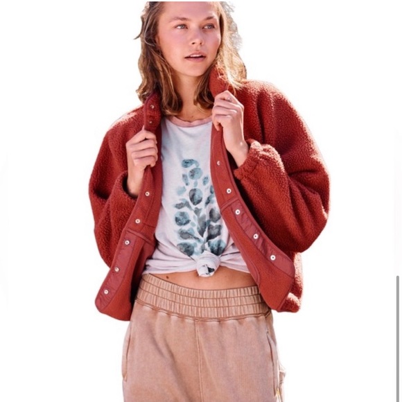 LAST ONE!! Free People Movement Hit The Slopes Fleece Jacket - Picture 6 of 11